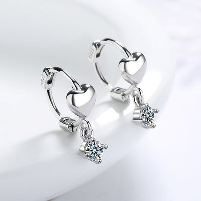 Love Ear Buckle Short Earrings High Quality Earrings Sweet