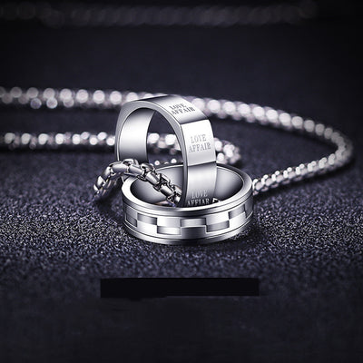 Personalized Light Luxury Titanium Steel Men's Necklace