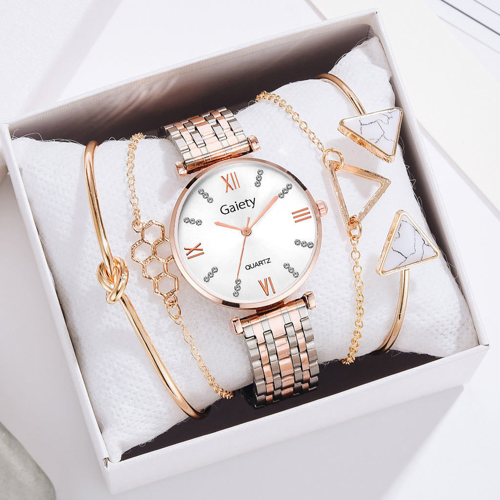 New Diamond Ladies Fashion Personality Trend Quartz Watch