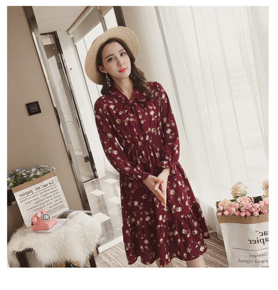 Ladies loose floral dress