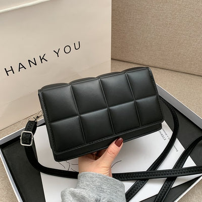 Fashion Shiny Small Square Bag Pu Single Shoulder