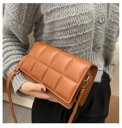 Fashion Shiny Small Square Bag Pu Single Shoulder