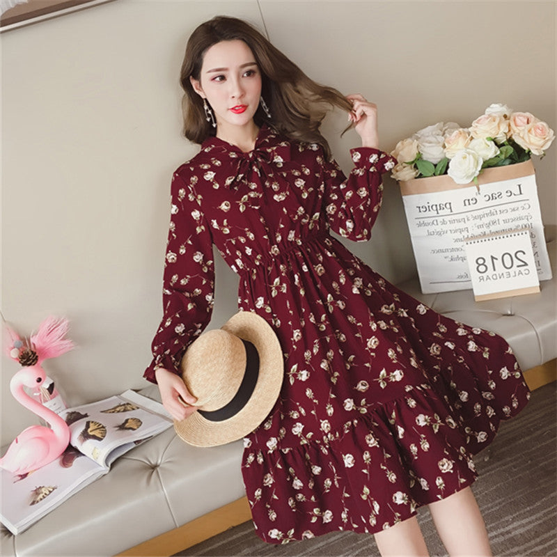 Ladies loose floral dress