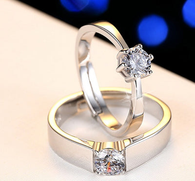 Fashion Crystal CZ Stone Wedding Engagement