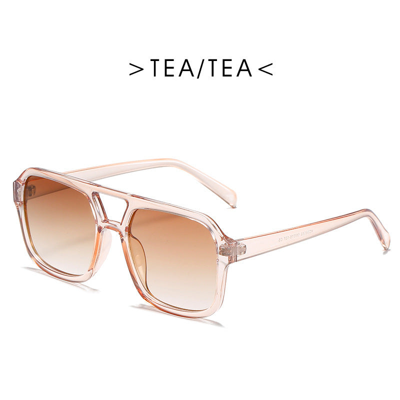 Square Double Beam Sunglasses