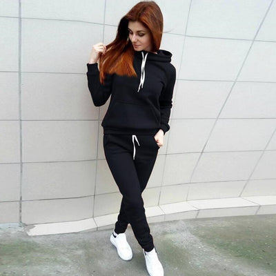 Hot-selling hot style hooded sweater casual suit