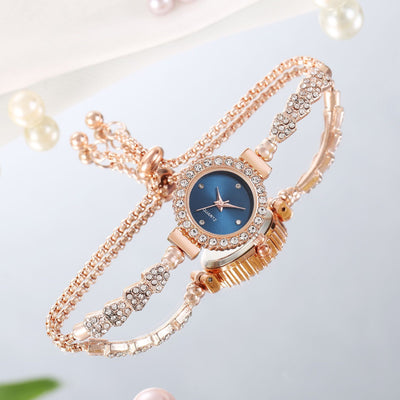 Fashion Luxury Women's Watch Gold Fine Strap Ladies