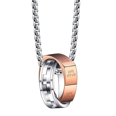 Personalized Light Luxury Titanium Steel Men's Necklace