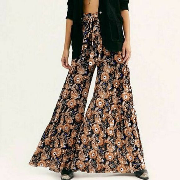 Women's Casual Loose Big Flare Wide Leg Pants