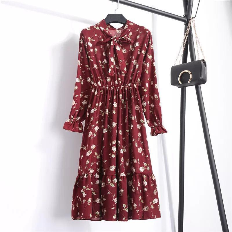 Ladies loose floral dress