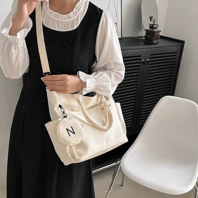 Women Shoulder Crossbody Bag Canvas Tote