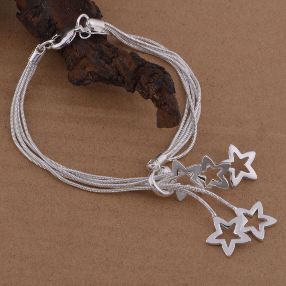 Snake Bone Star Bracelet Necklace Set