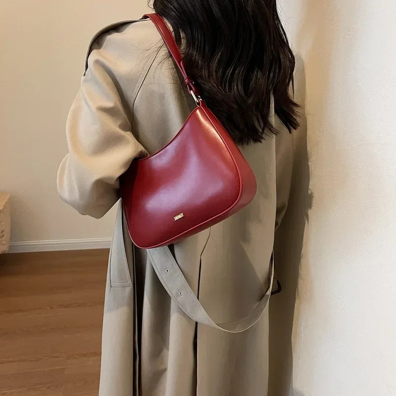 Red Underarm Shoulder Bags For Women 2024