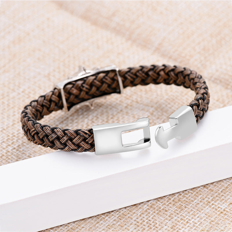 Fashionable Personality Skull Leather Bracelet