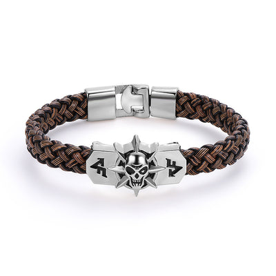 Fashionable Personality Skull Leather Bracelet