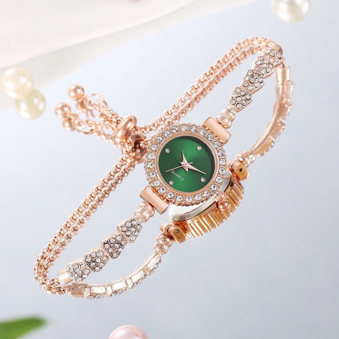 Fashion Luxury Women's Watch Gold Fine Strap Ladies