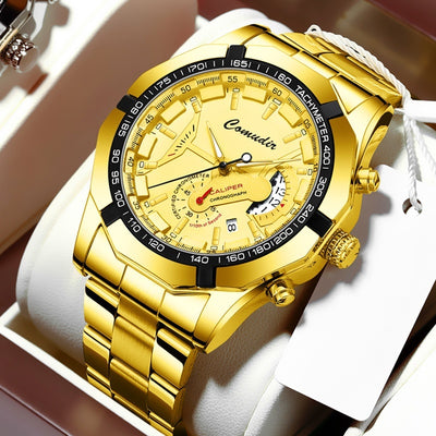 Automatic Movement Watch Men's Calendar Waterproof