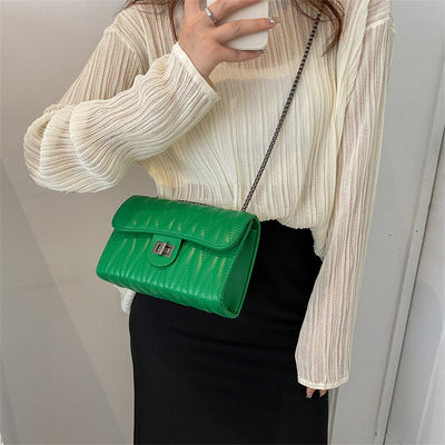 Beautiful Retro Textured Diamond Small Bag Women