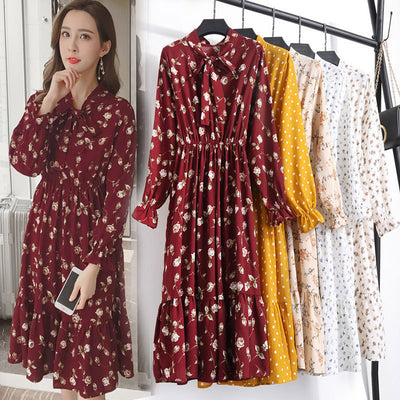 Ladies loose floral dress