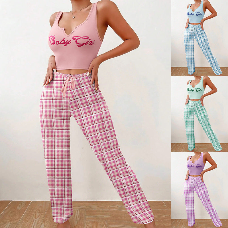 Spring Summer Women's Casual Pajamas