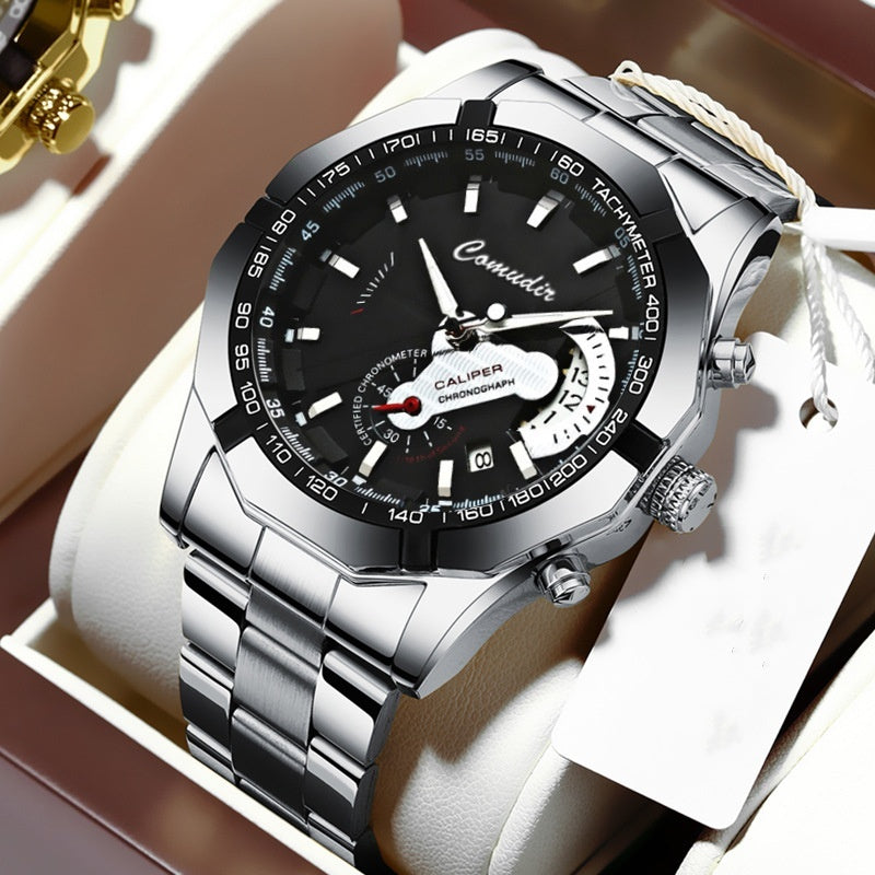 Automatic Movement Watch Men's Calendar Waterproof