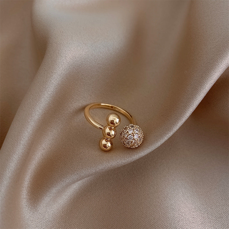 New Classic Zircon Circle Ring For Woman Sexy