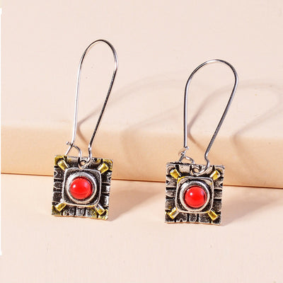 Court Retro Metal Alloy Earrings