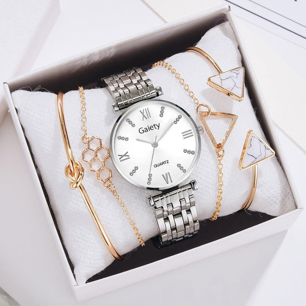 New Diamond Ladies Fashion Personality Trend Quartz Watch