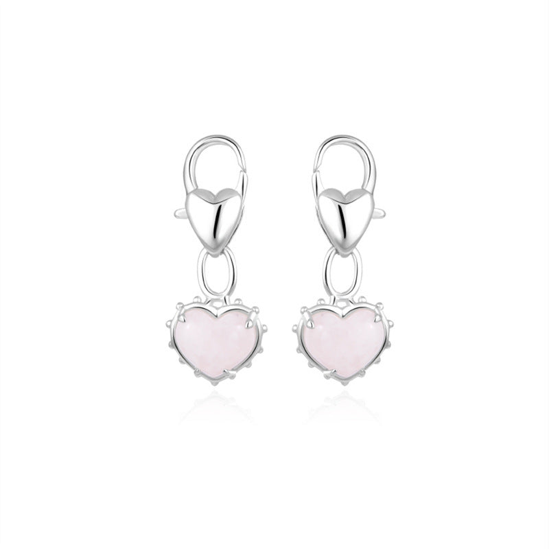 FallWinter New Light Crystal Love Earrings