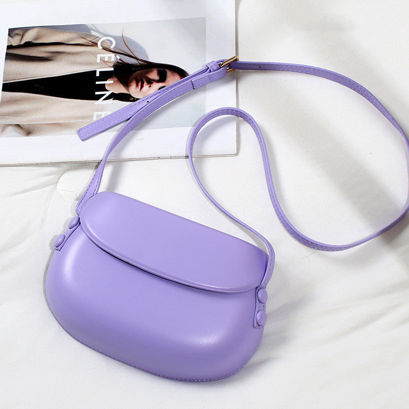 Candy Color Cute Shell Bag Ins Fashion Saddle Bags Women