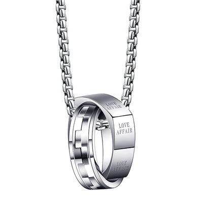 Personalized Light Luxury Titanium Steel Men's Necklace