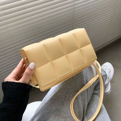 Fashion Shiny Small Square Bag Pu Single Shoulder