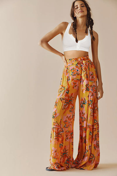 Women's Casual Loose Big Flare Wide Leg Pants