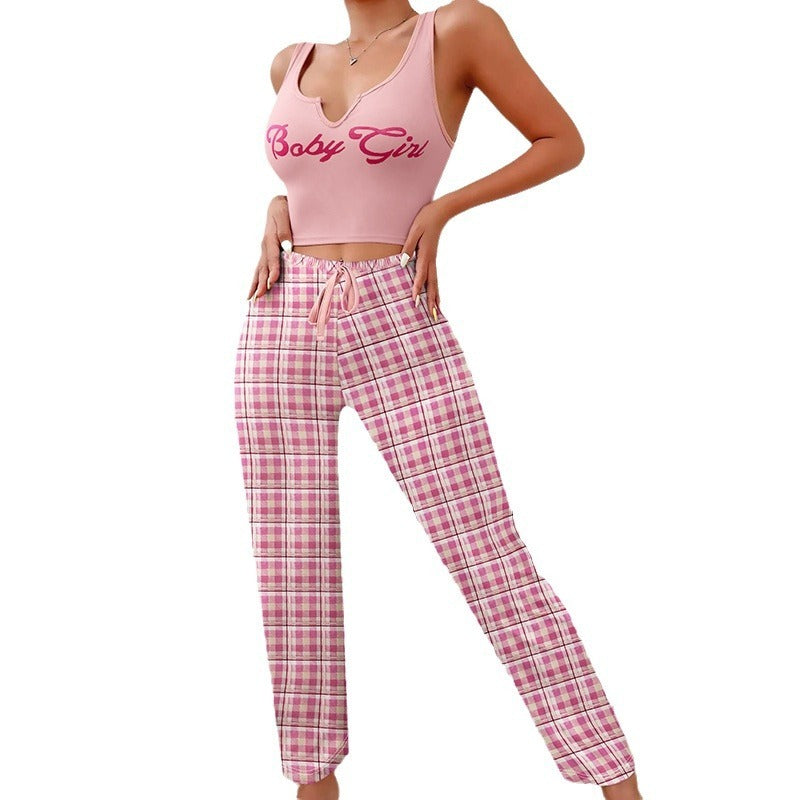 Spring Summer Women's Casual Pajamas