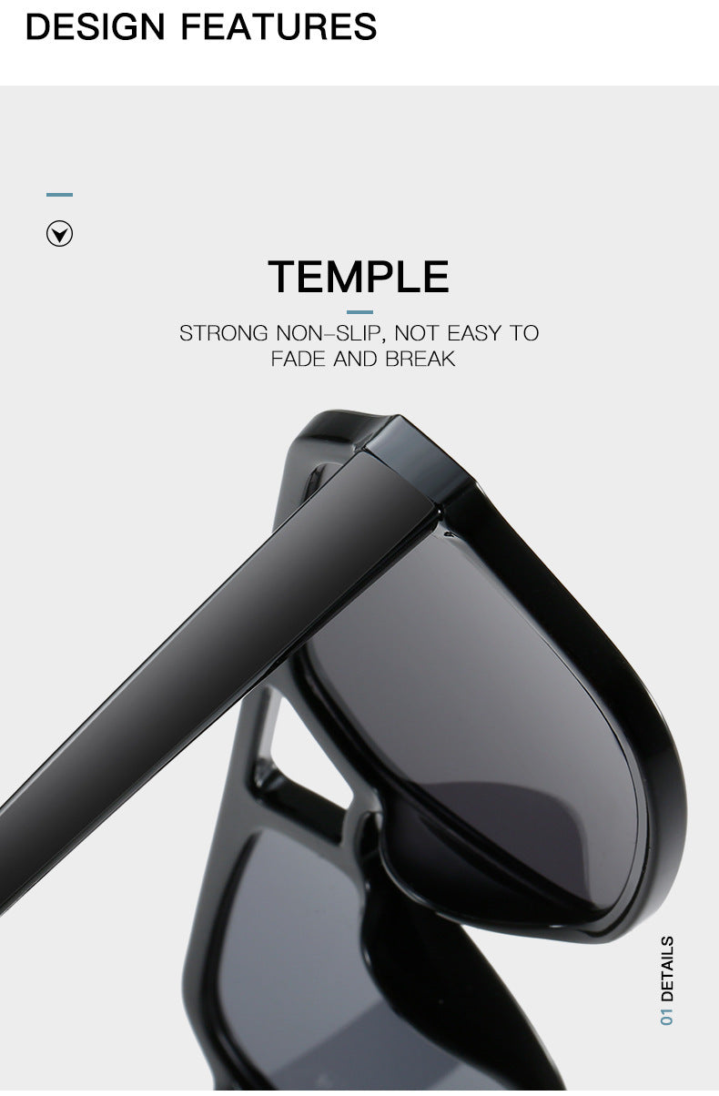 Square Double Beam Sunglasses