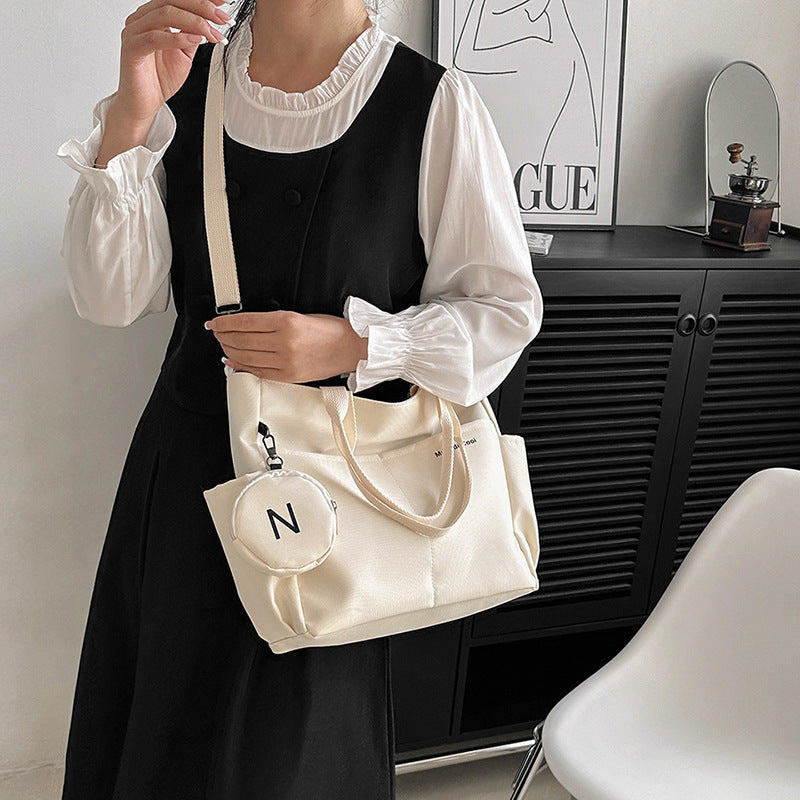 Women Shoulder Crossbody Bag Canvas Tote