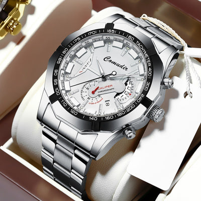 Automatic Movement Watch Men's Calendar Waterproof