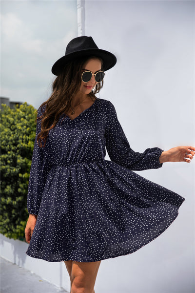 Winter Fashion Printed Dress For Women